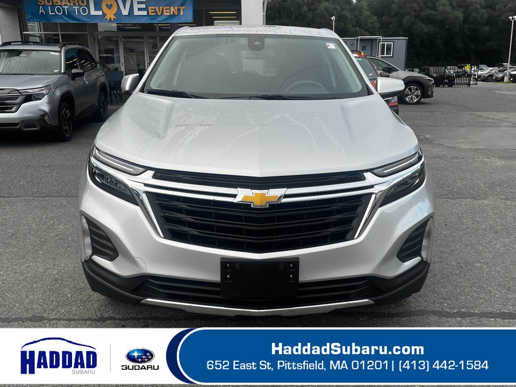 Used 2022 Chevrolet Equinox LT with VIN 3GNAXUEV6NL207229 for sale in Pittsfield, MA