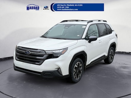 New 2026 Subaru Forester Premium SUV Crystal White Pearl in Pittsfield, MA