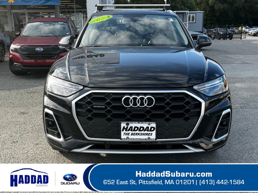 Used 2023 Audi Q5 Premium Plus with VIN WA1EAAFY8P2046920 for sale in Pittsfield, MA