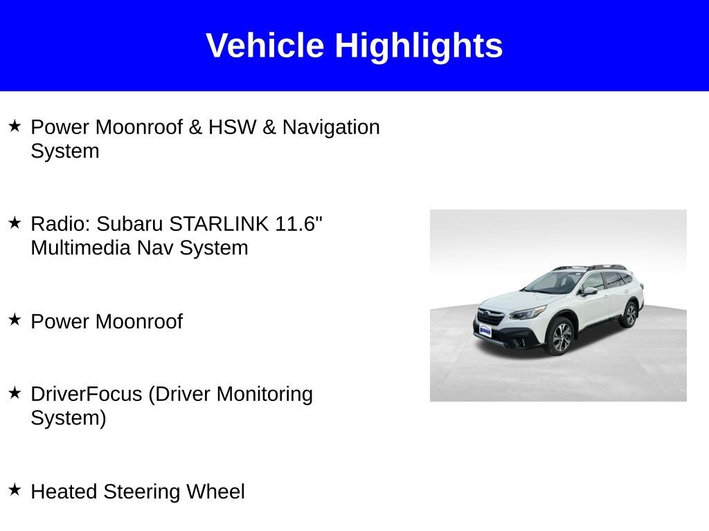 Certified 2022 Subaru Outback Limited SUV