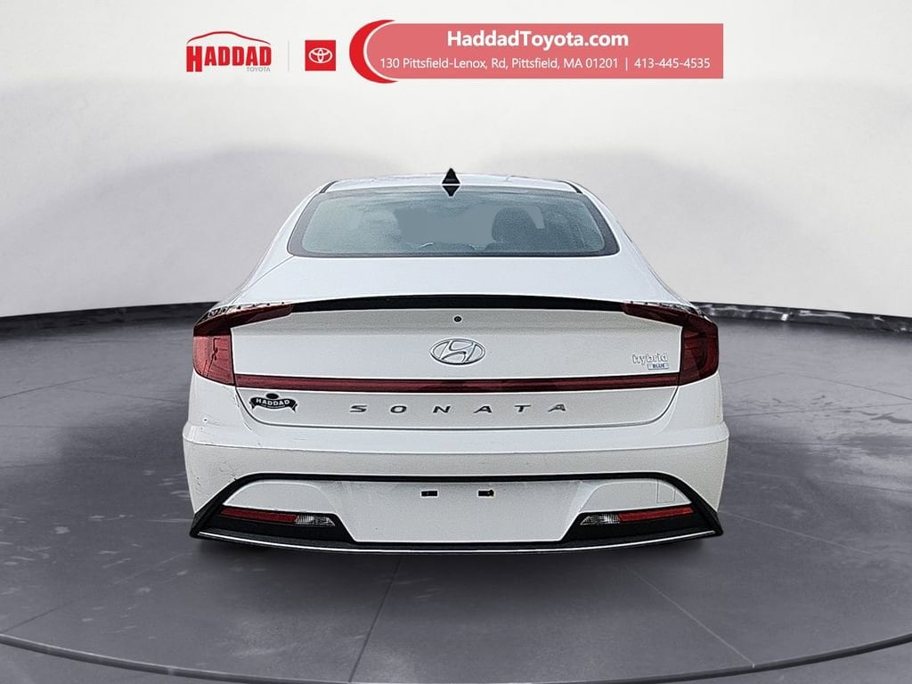 Used 2021 Hyundai Sonata Hybrid Blue Sedan