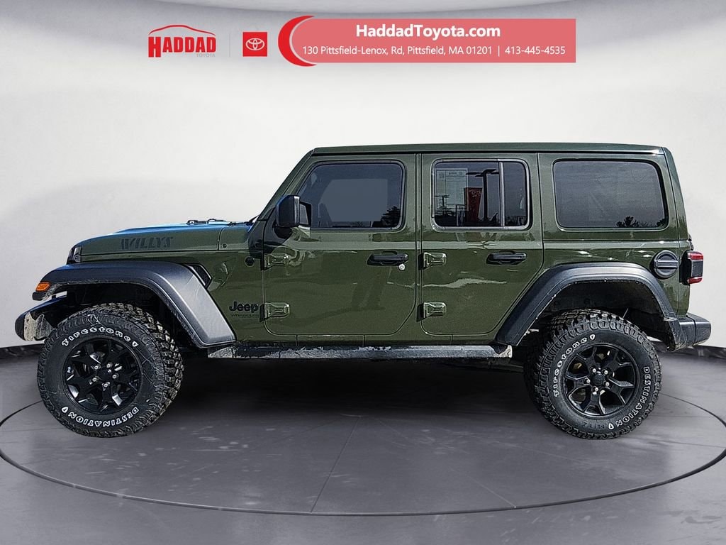Used 2021 Jeep Wrangler Unlimited Willys Sport Utility