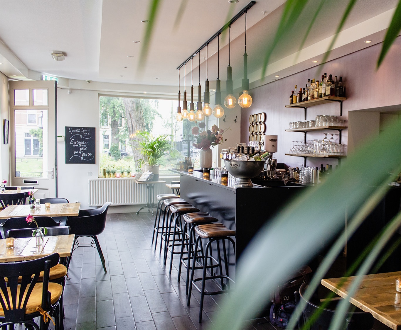 Haddad Toyota Dealership near Williamstown, MA | Interior of a empty restaurant during the day 