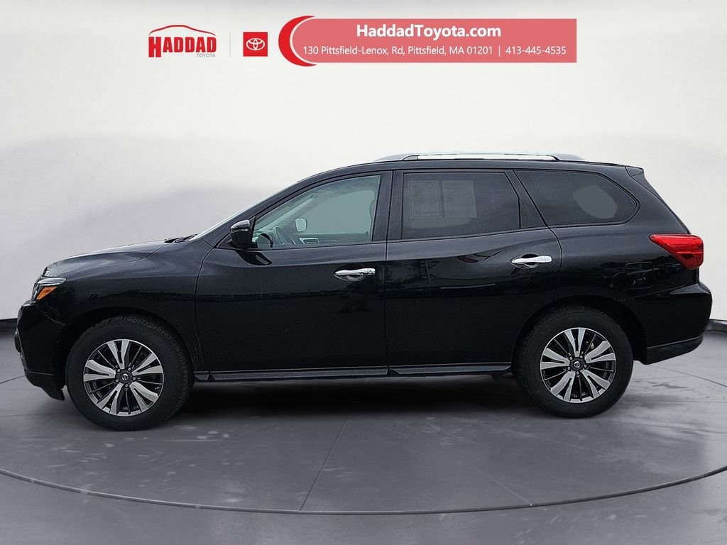 Used 2019 Nissan Pathfinder SV with VIN 5N1DR2MM6KC596423 for sale in Pittsfield, MA