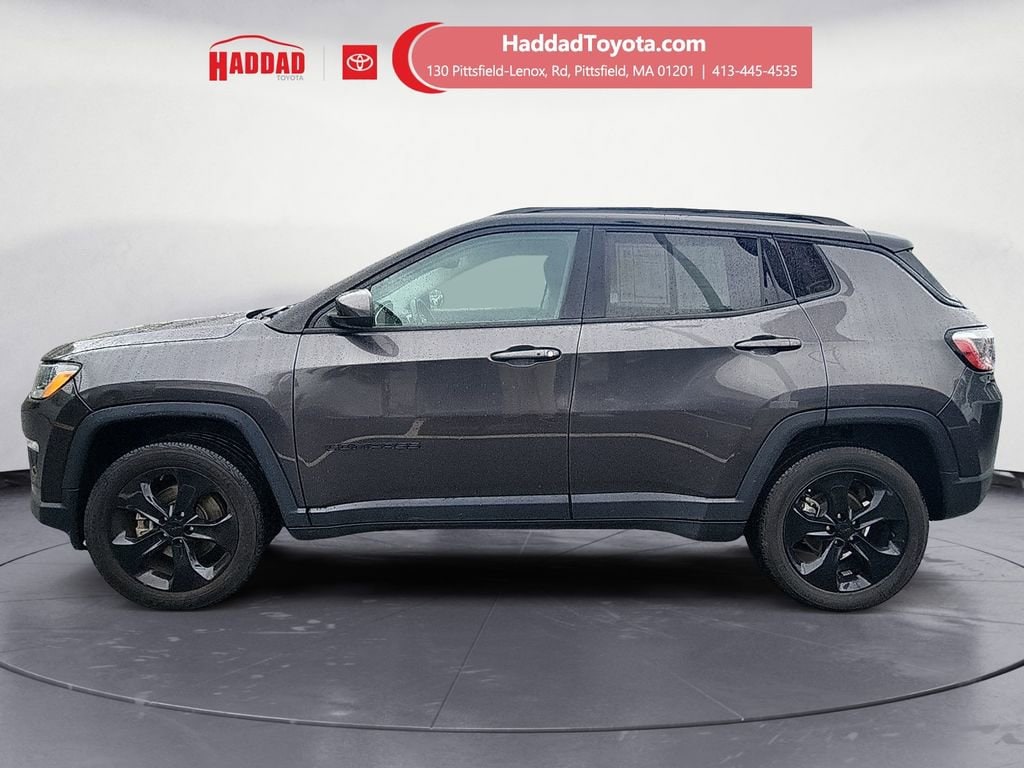 Used 2021 Jeep Compass Altitude with VIN 3C4NJDBB5MT596286 for sale in Pittsfield, MA