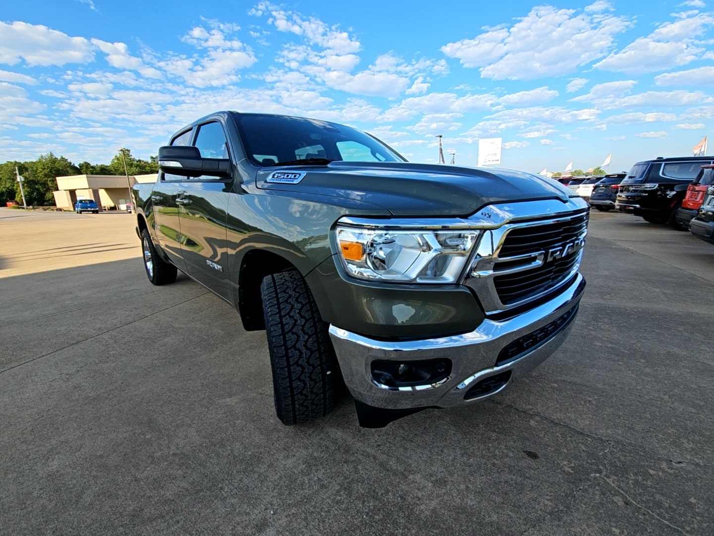 Used 2021 RAM Ram 1500 Pickup Big Horn/Lone Star with VIN 1C6SRFFT5MN784419 for sale in Morrilton, AR