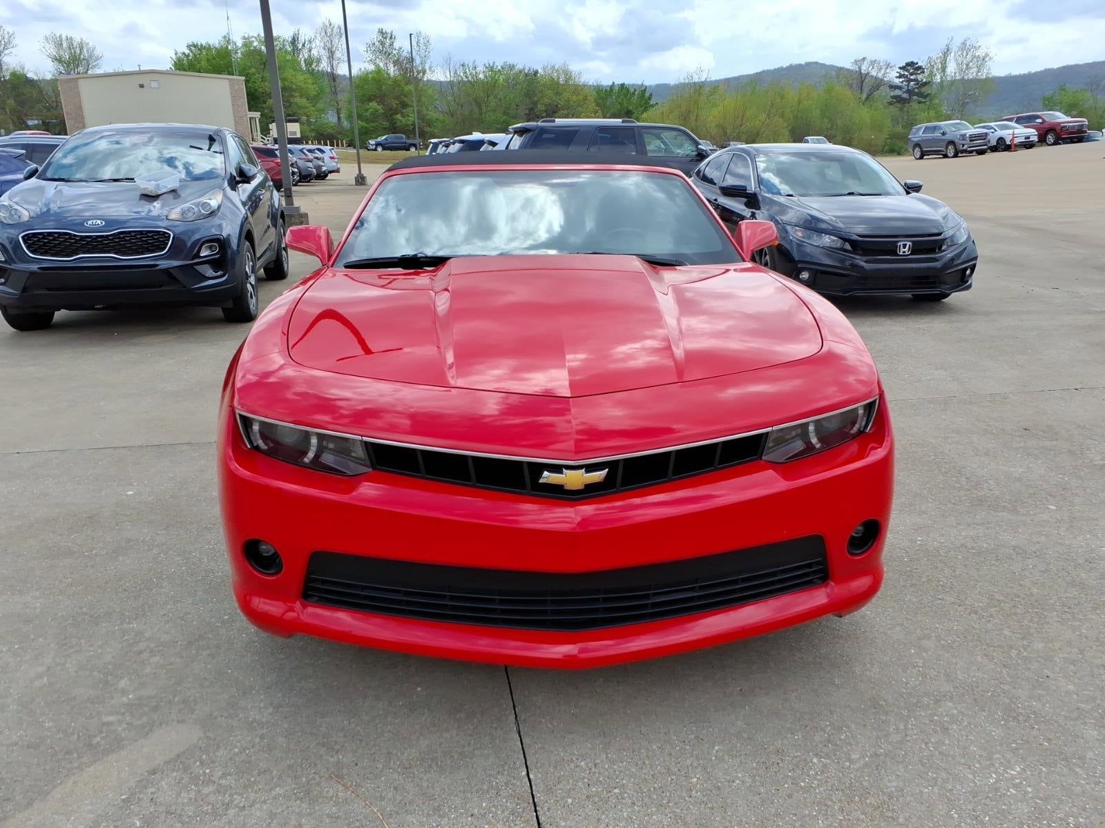 Used 2015 Chevrolet Camaro 1LT with VIN 2G1FD3D31F9126458 for sale in Mountain View, AR