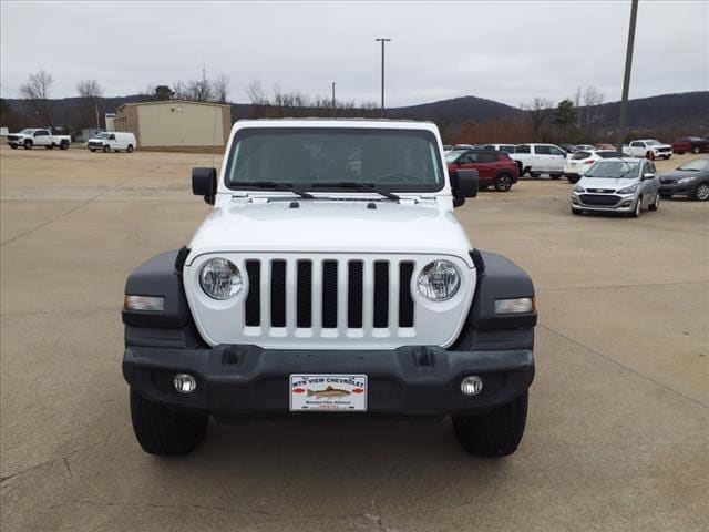 Used 2020 Jeep Wrangler Unlimited Sport S with VIN 1C4HJXDNXLW129301 for sale in Mountain View, AR