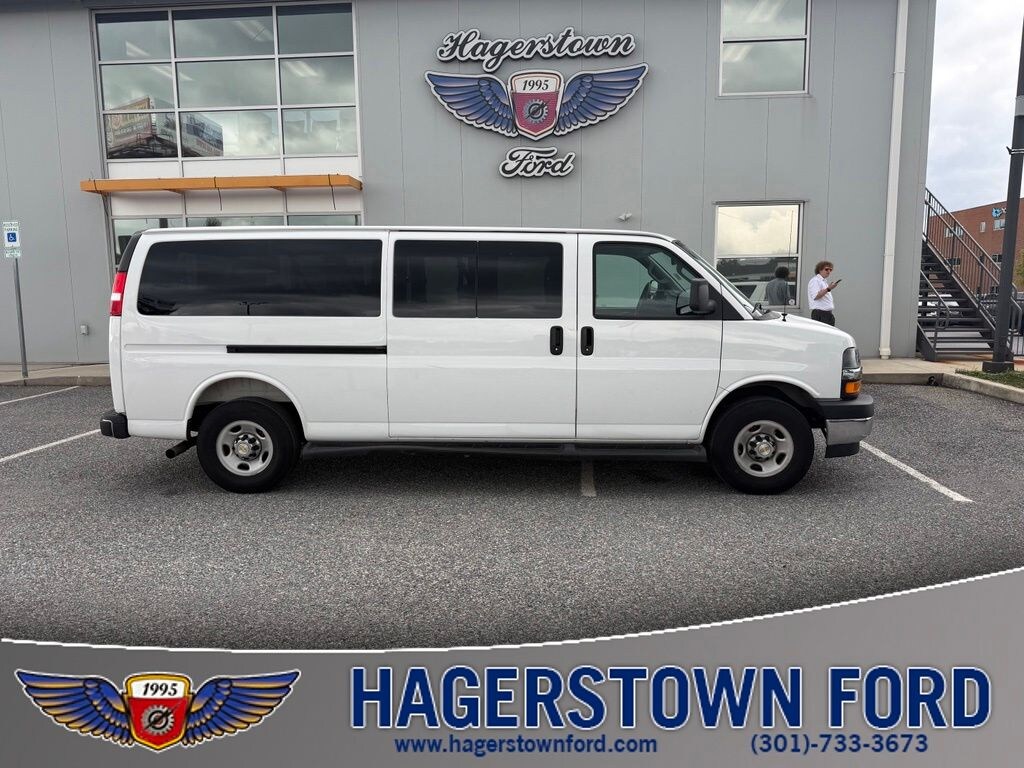 Certified 2025 Chevrolet Express Cargo 3500 LT Van Extended Passenger Van