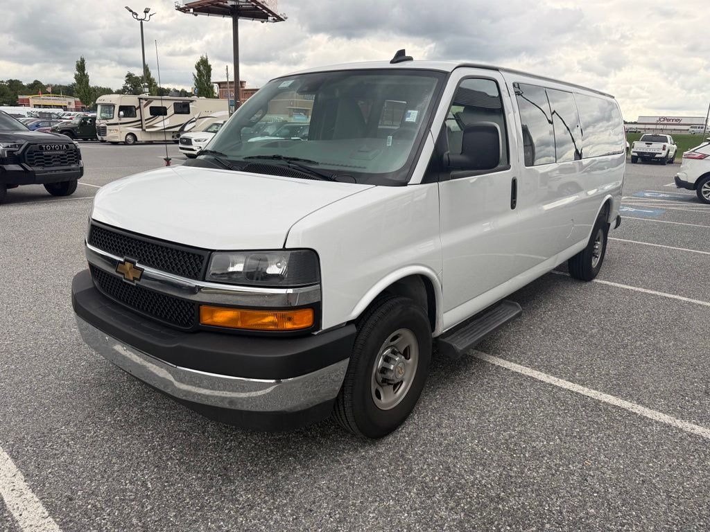 Certified 2025 Chevrolet Express Cargo 3500 LT Van Extended Passenger Van