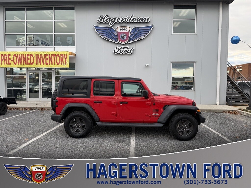 Certified 2018 Jeep Wrangler Unlimited Sport 4x4 SUV