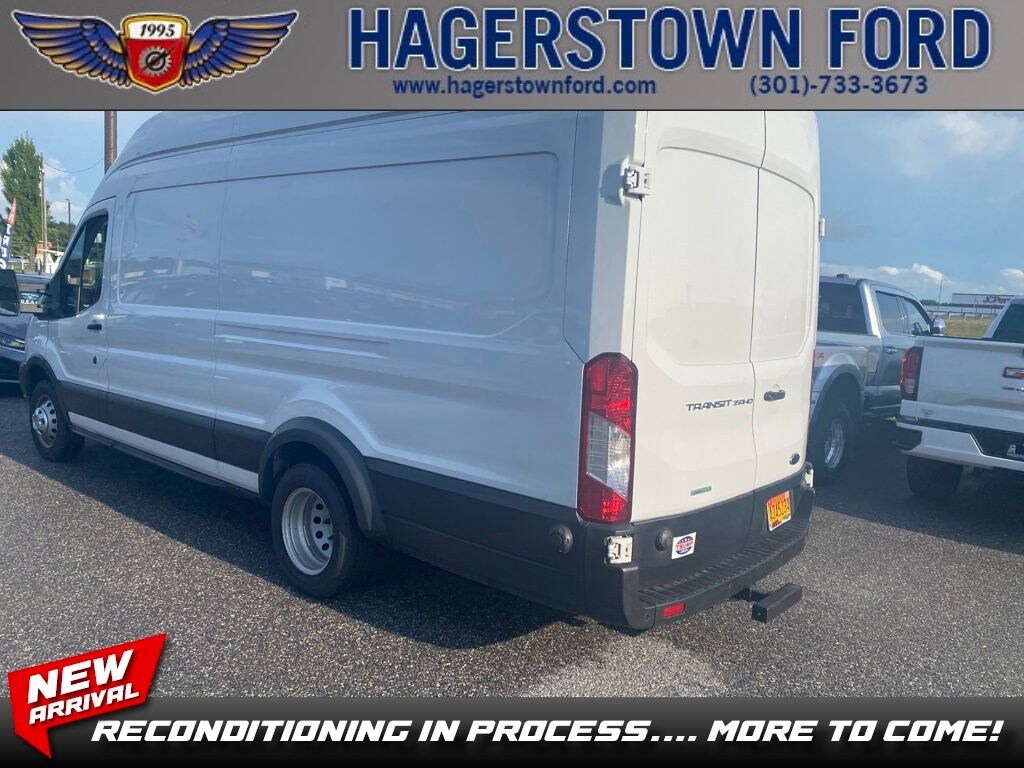 Used 2019 Ford Transit-350 Base w/Sliding Pass-Side Cargo Door Van High Roof HD Ext. Cargo Van