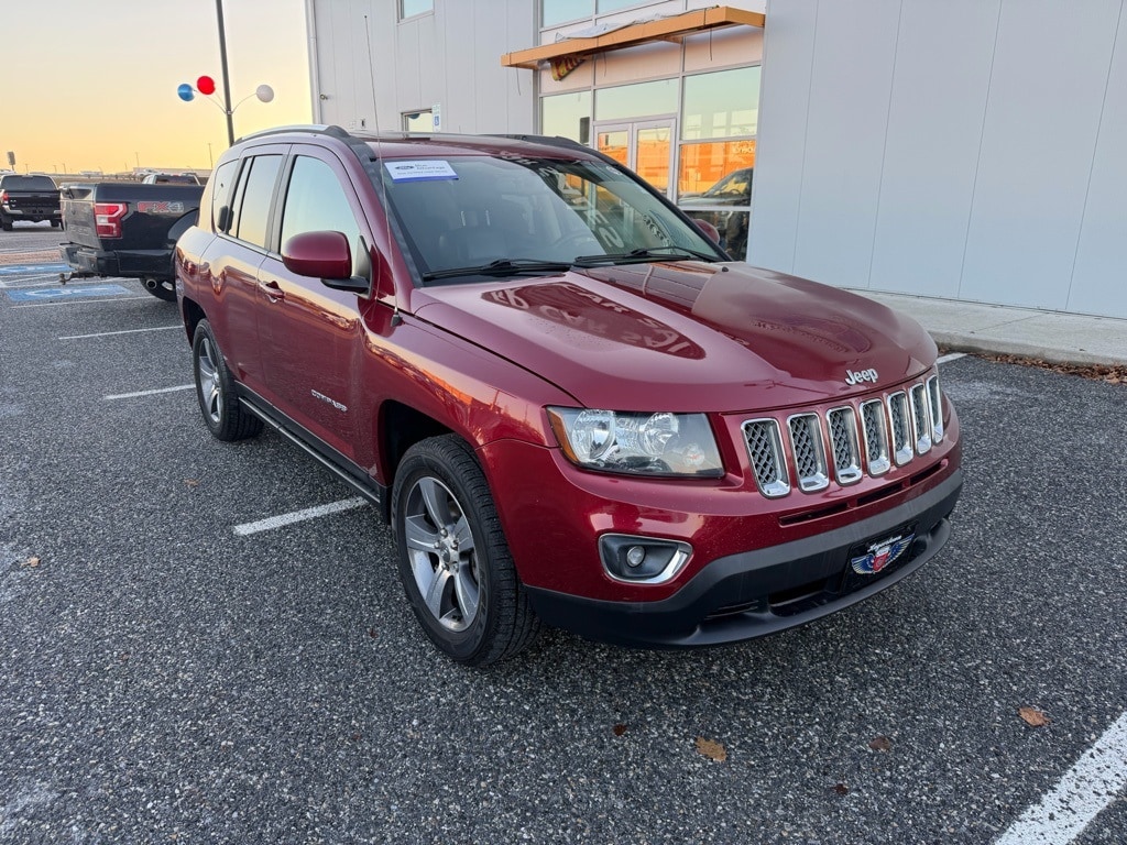 Used 2017 Jeep Compass High Altitude with VIN 1C4NJDEB0HD112466 for sale in Hagerstown, MD