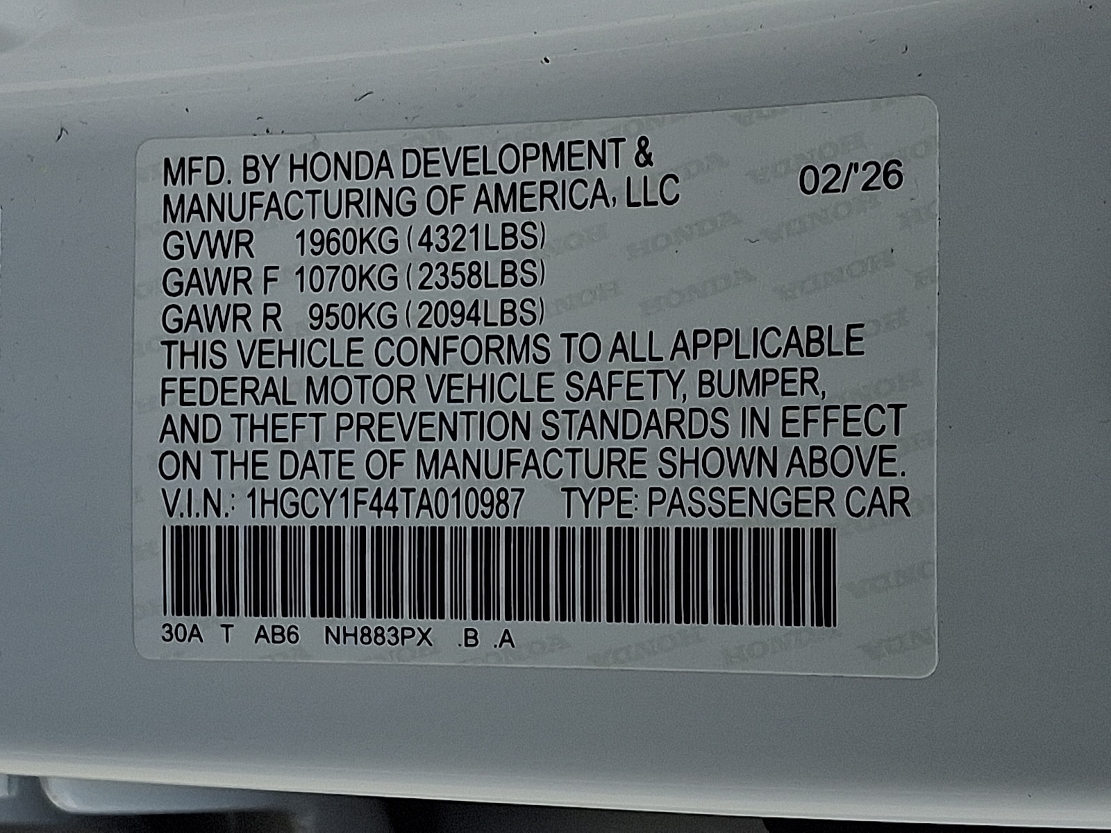 2026 Honda Accord SE - Photo 27