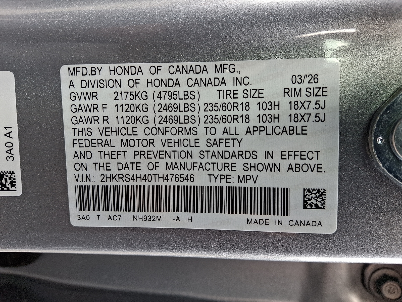 2026 Honda CR-V EX - Photo 27