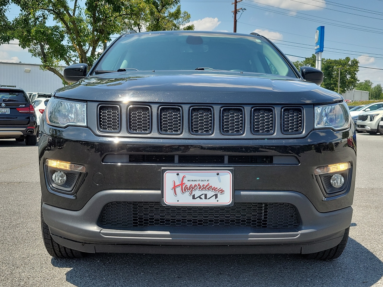 Used 2021 Jeep Compass Altitude with VIN 3C4NJDBB2MT554576 for sale in Hagerstown, MD