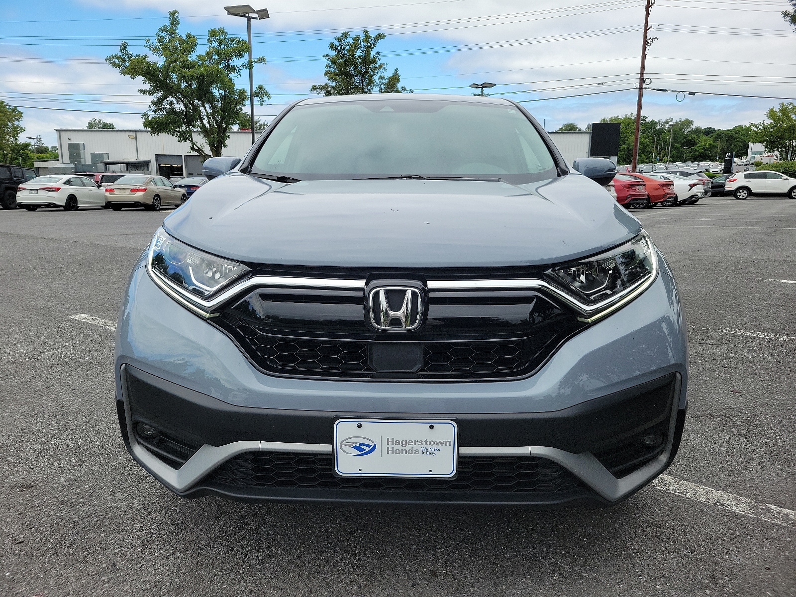 Used 2022 Honda CR-V EX with VIN 2HKRW2H51NH602241 for sale in Hagerstown, MD