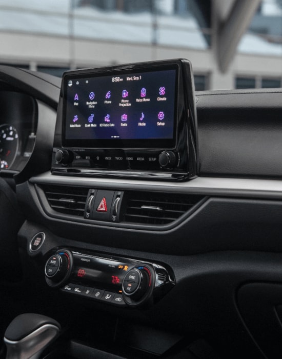 kia forte interior