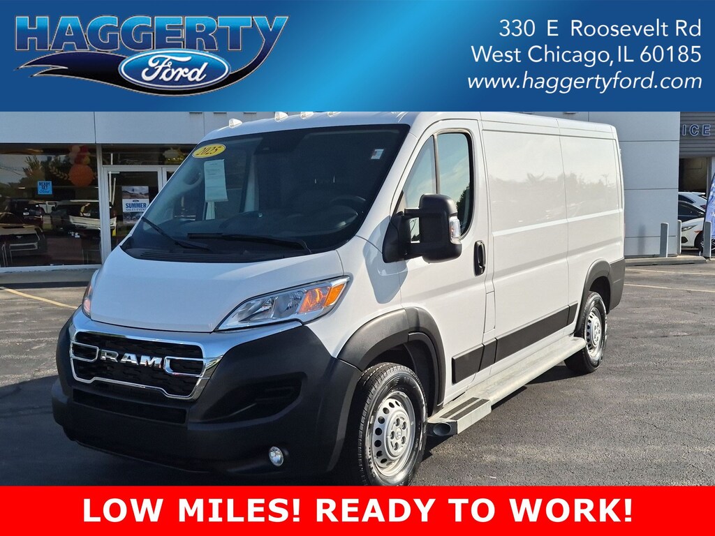 Used 2025 Ram Promaster Cargo Van Tradesman 2500 Low Roof 136 WB w/Pass Seat