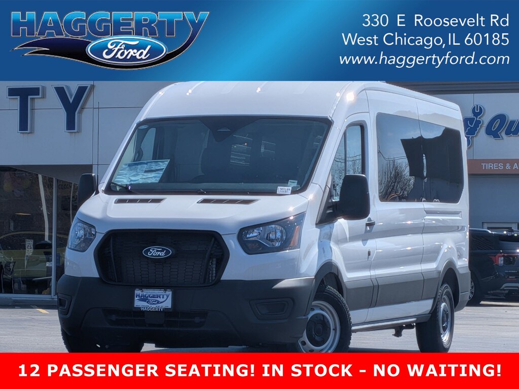 New 2026 Ford Transit Passenger Wagon T-350 148 Med Roof XL RWD T-350 148 Med Roof XL RWD