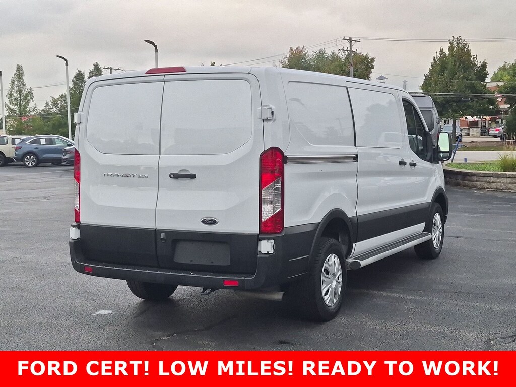 Certified 2025 Ford Transit Cargo Van T-250 130 Low Rf 9070 GVWR RWD
