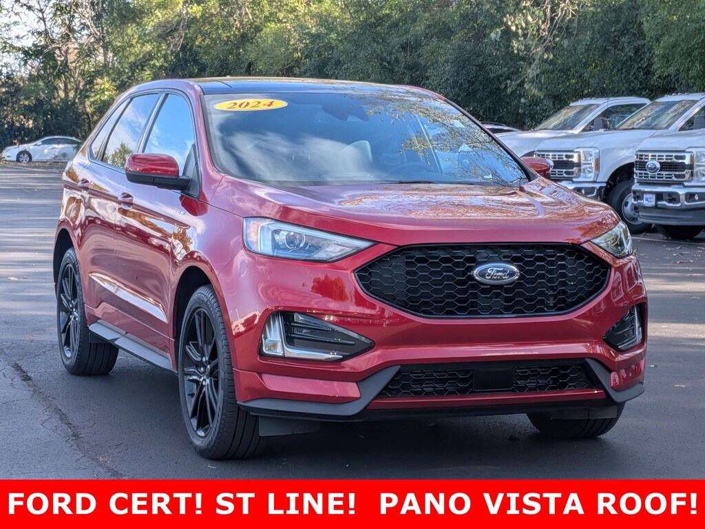 Certified 2024 Ford Edge ST-Line AWD SEL AWD