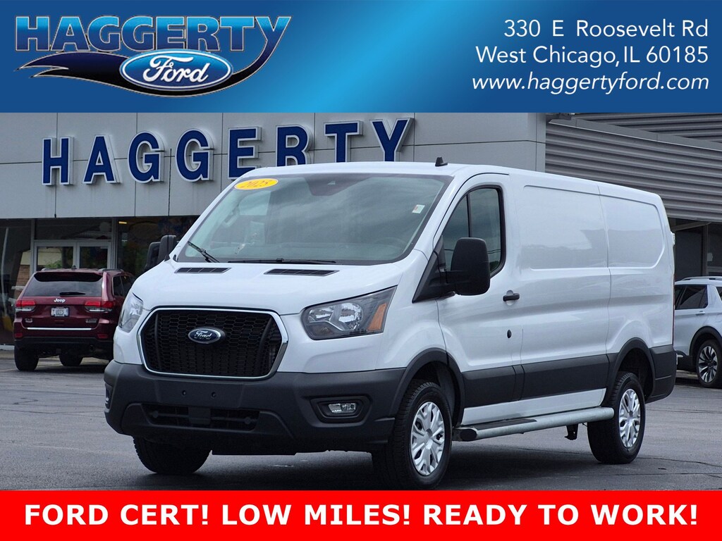 Certified 2025 Ford Transit Cargo Van T-250 130 Low Rf 9070 GVWR RWD