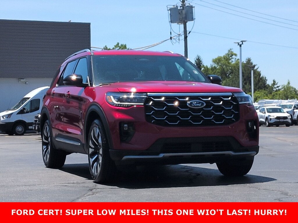 Certified 2026 Ford Explorer Platinum 4WD Platinum 4WD