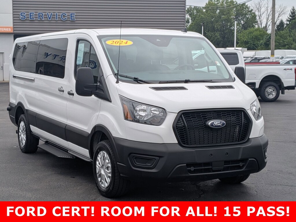 Certified 2024 Ford Transit Passenger Wagon 148 Low Roof XL RWD T-350 148 Low Roof XL RWD