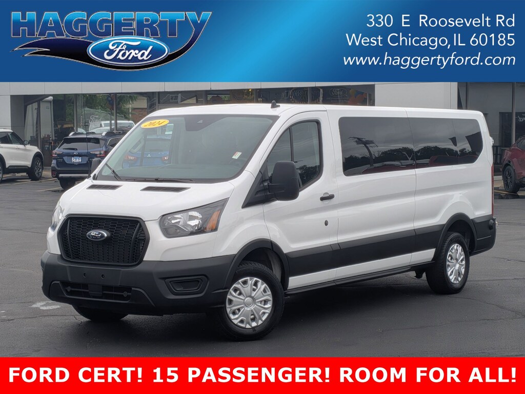Certified 2024 Ford Transit Passenger Wagon 148 Low Roof XL RWD T-350 148 Low Roof XL RWD