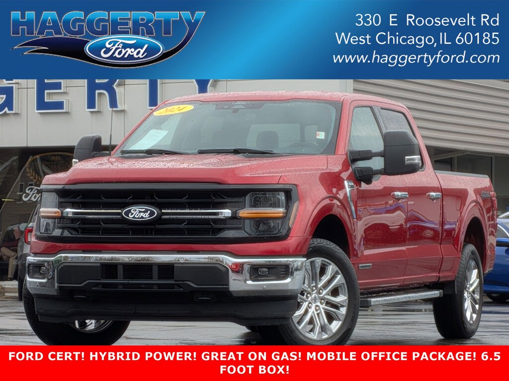 Certified 2024 Ford F-150 XLT 4WD SuperCrew 6.5 Box