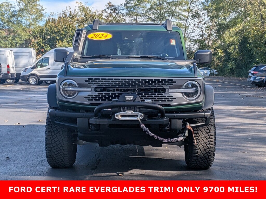 Certified 2024 Ford Bronco Everglades 4 Door Advanced 4x4 Everglades  Advanced 4x4