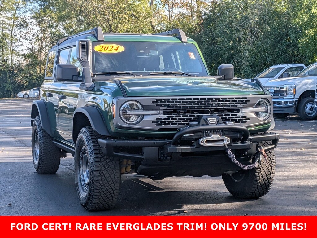 Certified 2024 Ford Bronco Everglades 4 Door Advanced 4x4 Everglades  Advanced 4x4