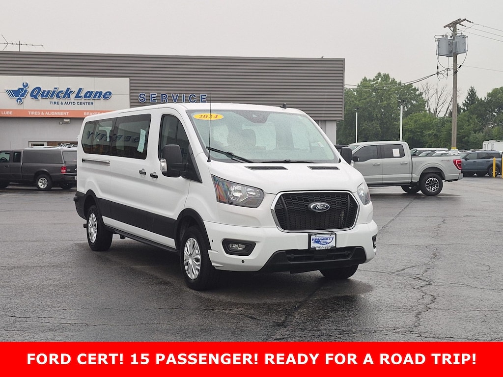 Certified 2024 Ford Transit Passenger Wagon T-350 148 Low Roof XLT RWD T-350 148 Low Roof XLT RWD