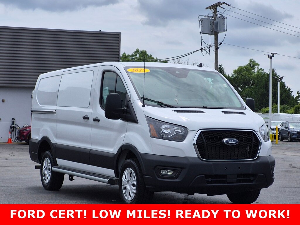 Certified 2025 Ford Transit Cargo Van T-250 130 Low Rf 9070 GVWR RWD