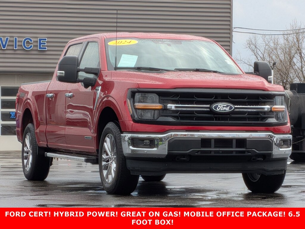 Certified 2024 Ford F-150 XLT 4WD SuperCrew 6.5 Box