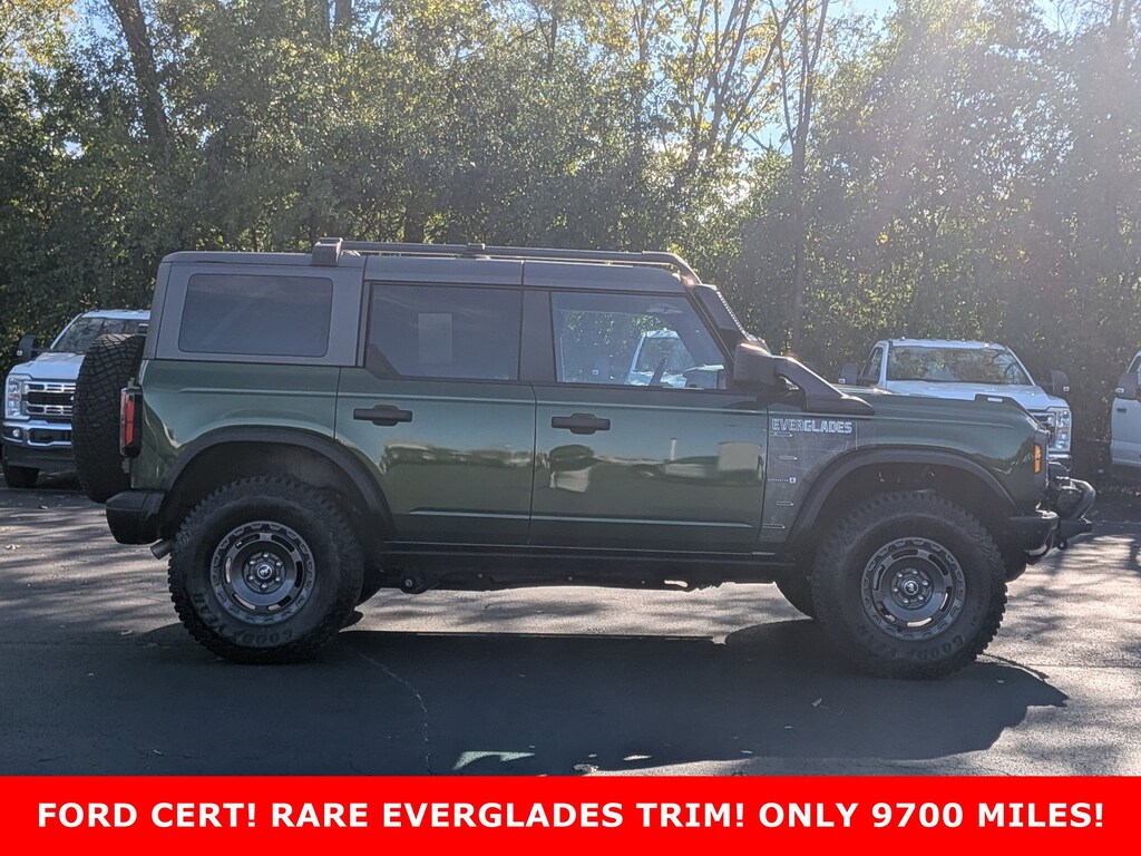 Certified 2024 Ford Bronco Everglades 4 Door Advanced 4x4 Everglades  Advanced 4x4