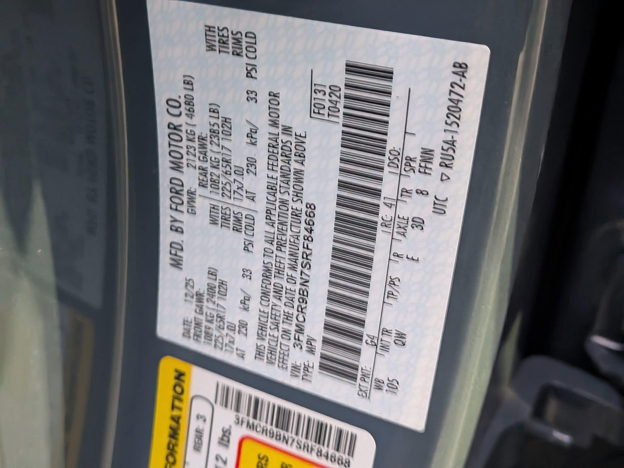 2025 FORD BRONCO SPORT - Image 30