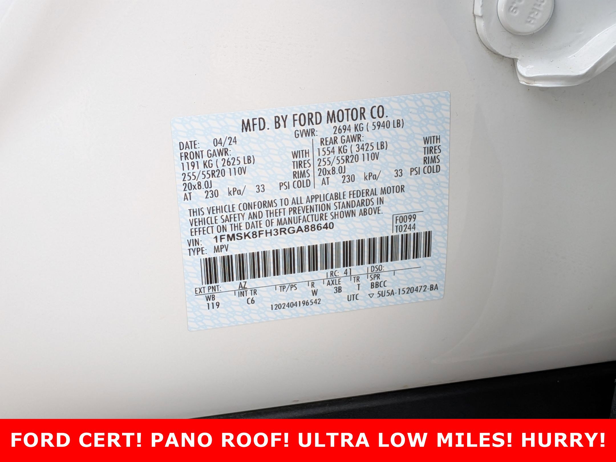 2024 FORD EXPLORER - Image 30