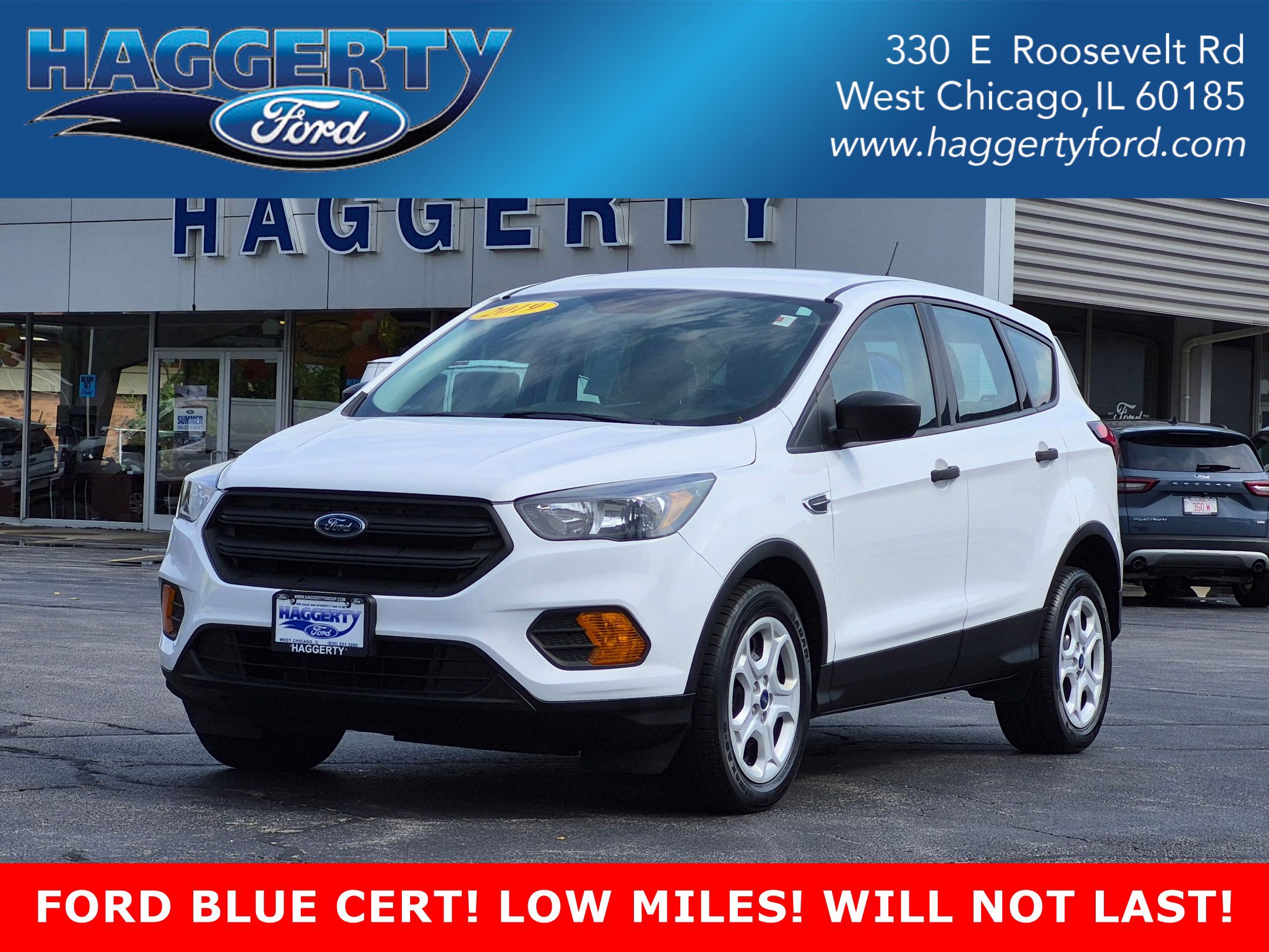 Oxford White 2019 Ford Escape SUV / Crossover Front-Wheel Drive Automatic