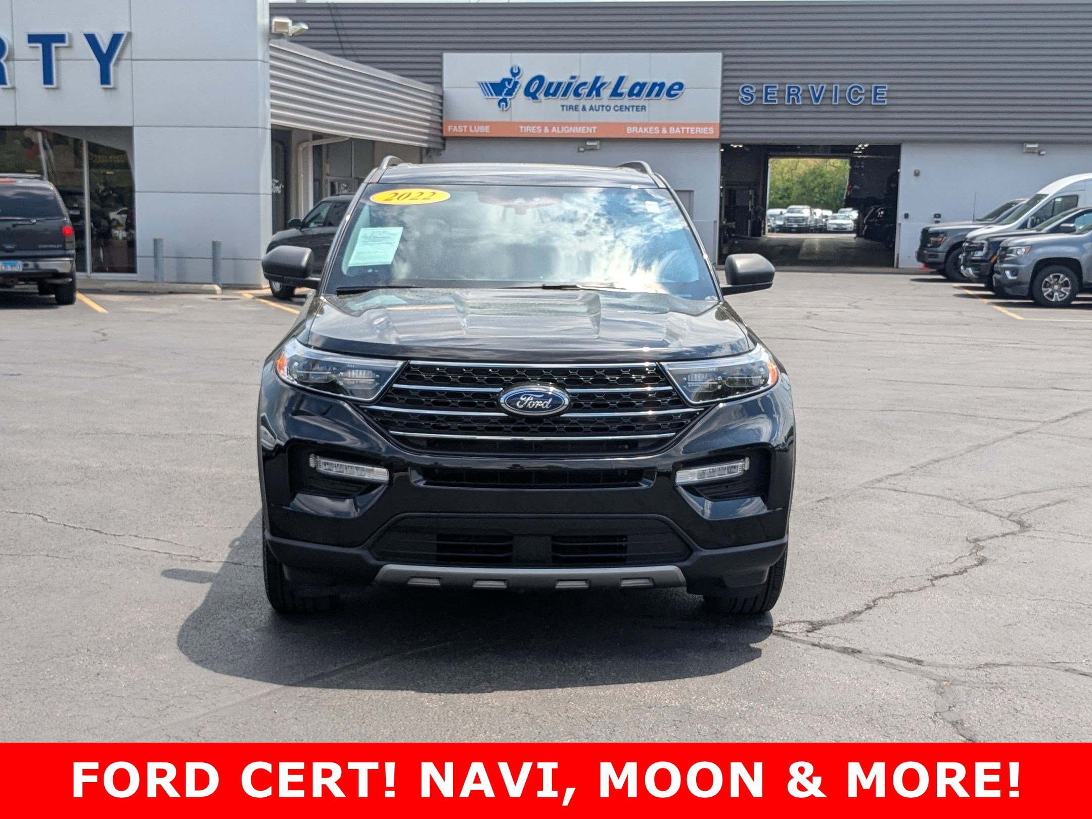 Used 2022 Ford Explorer XLT with VIN 1FMSK8DH0NGB51349 for sale in West Chicago, IL