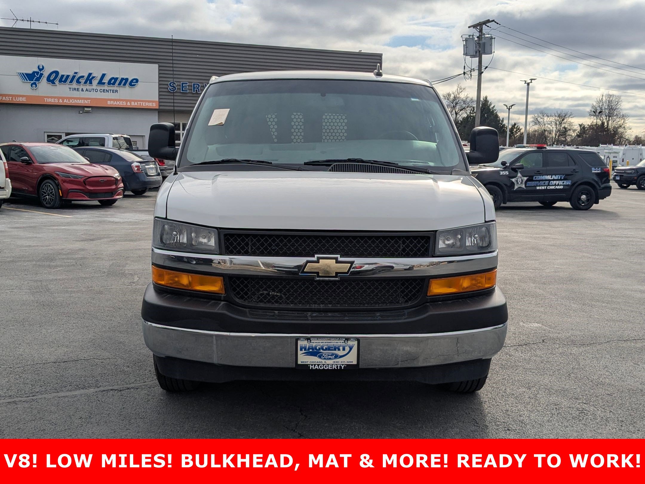 Used 2022 Chevrolet Express Cargo Work Van with VIN 1GCWGAF7XN1196160 for sale in West Chicago, IL