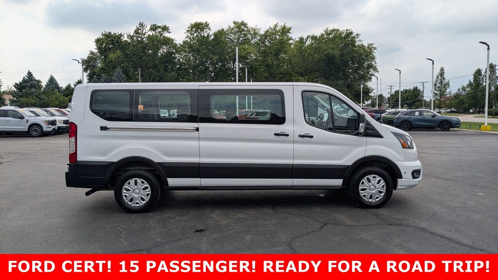 Certified 2025 Ford Transit Passenger Wagon T-350 148 Low Roof XLT RWD Full-size Passenger Van