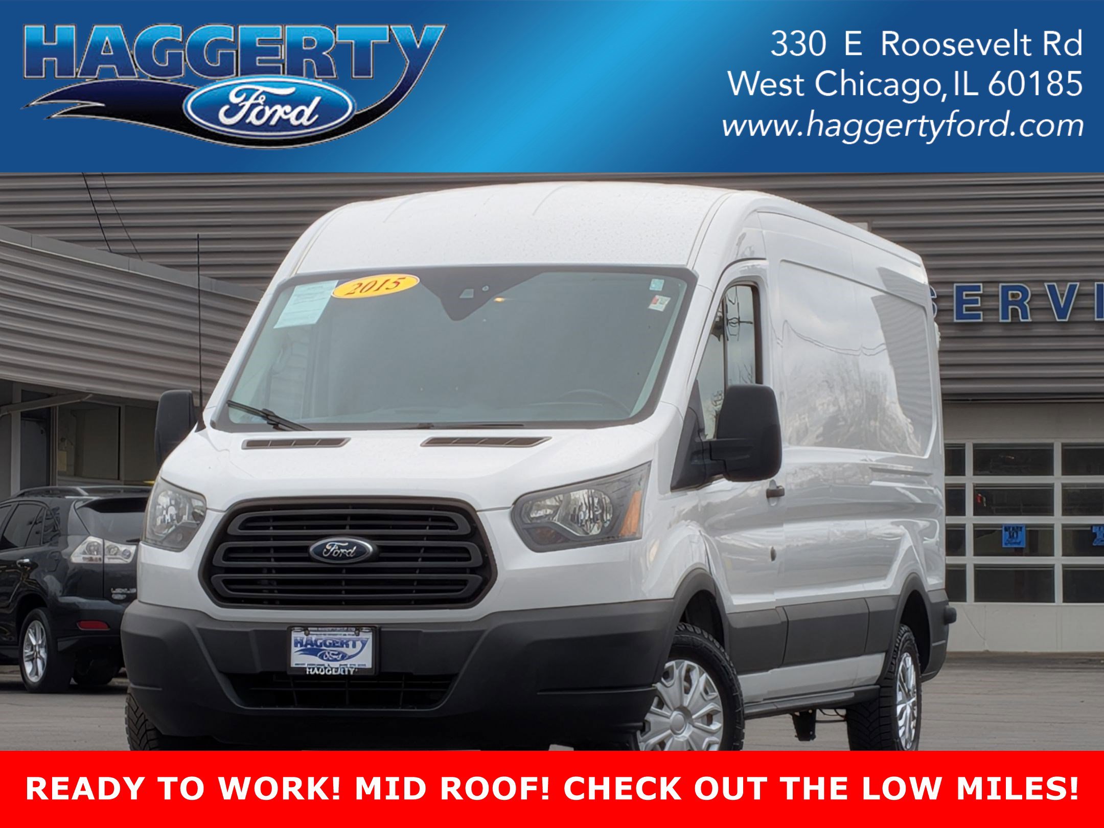 2015 Ford Transit Cargo 150 3dr LWB Medium Roof with Sliding Passenger Side Door