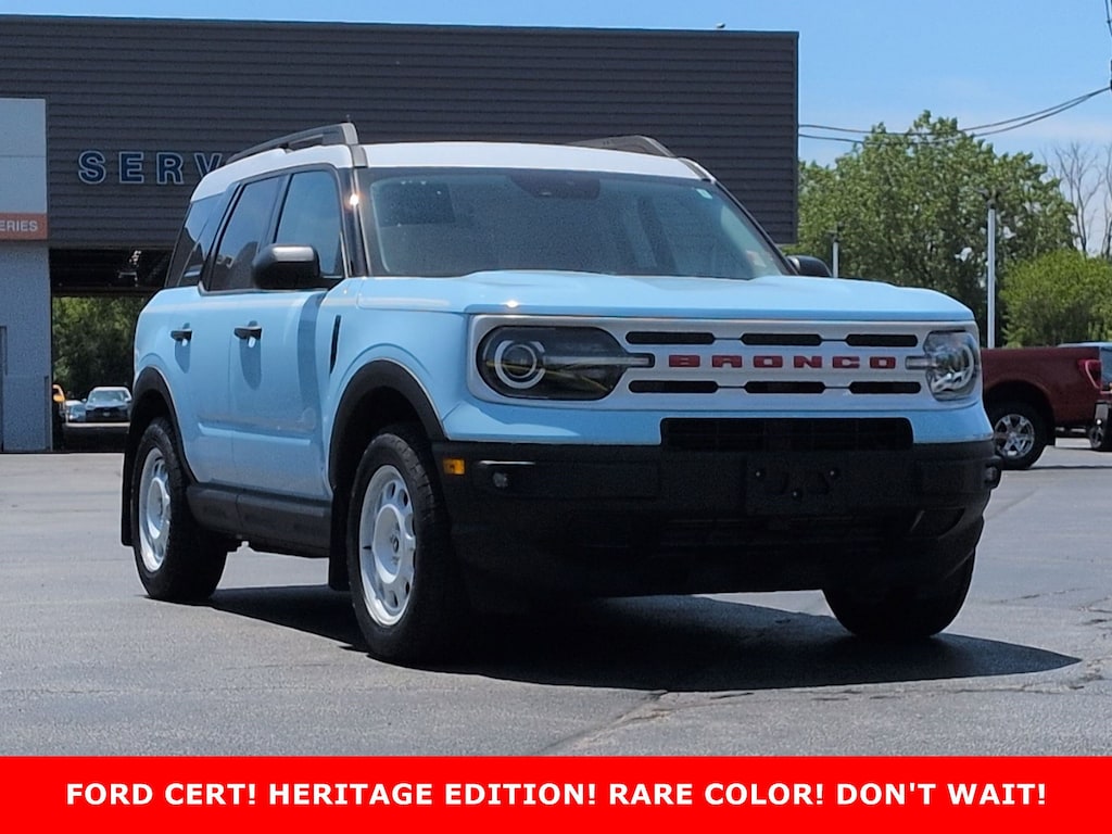 Certified 2024 Ford Bronco Sport Heritage 4x4 SUV