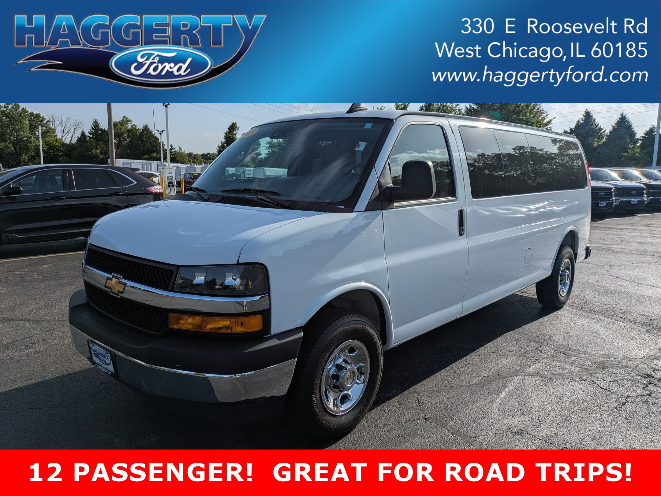 Summit White 2025 Chevrolet Express Van Rear-Wheel Drive Automatic