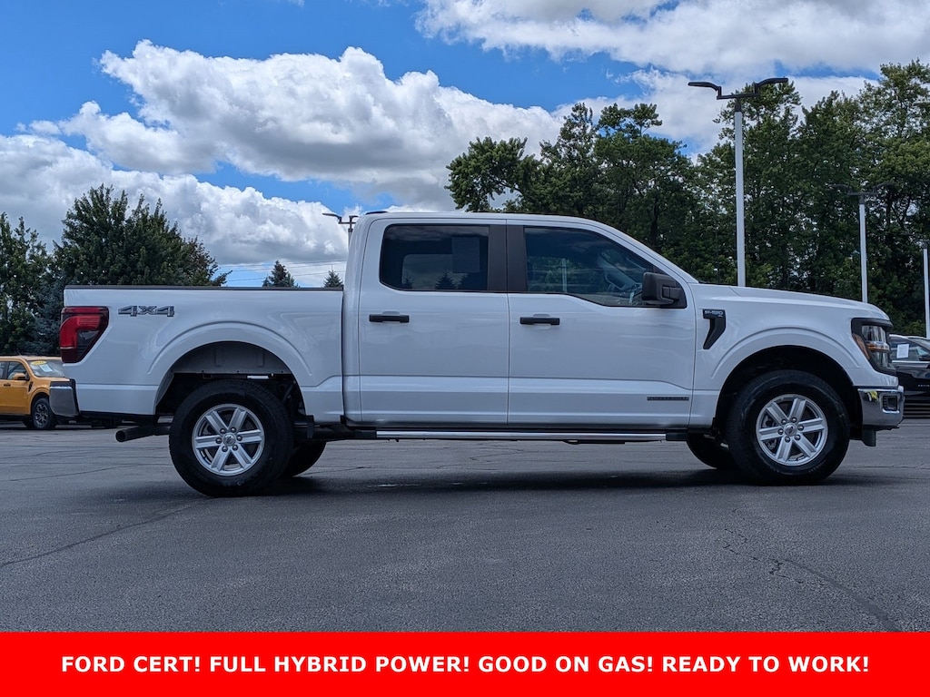 Certified 2025 Ford F-150 XL Hybrid 4WD SuperCrew 5.5 Box Crew Cab Pickup