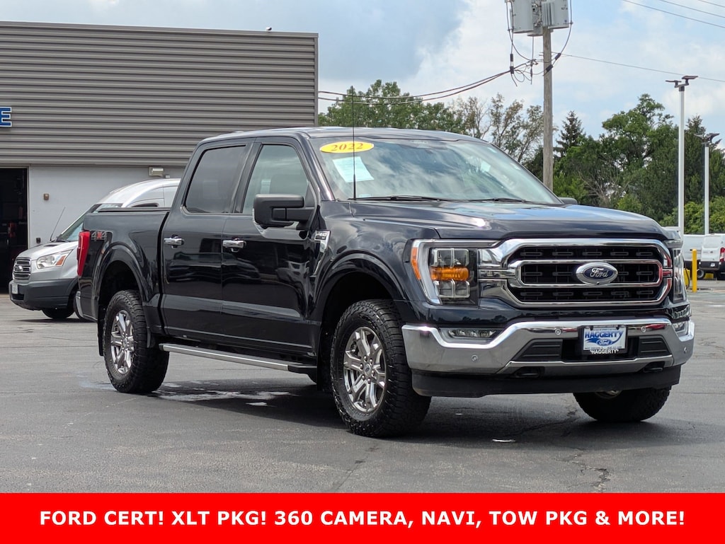 Certified 2022 Ford F-150 XLT 4WD SuperCrew 5.5 Box Crew Cab Pickup