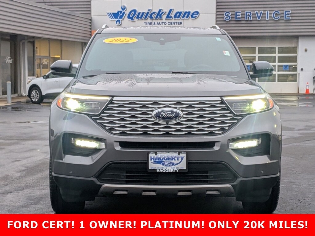Certified 2022 Ford Explorer Platinum 4WD SUV