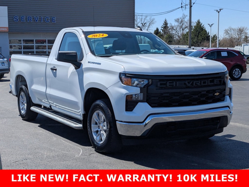 Used 2024 Chevrolet Silverado 1500 2WD Reg Cab 140 Work Truck Regular Cab Pickup